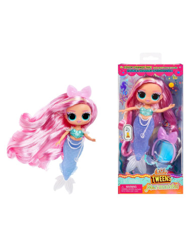 510451-EUC L.O.L. Surprise Tweens MERMAID Doll - Lola Waves