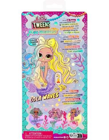 510451-EUC L.O.L. Surprise Tweens MERMAID Doll - Lola Waves