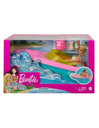 Barbie Boat and Doll Playset GRG30 Mattel