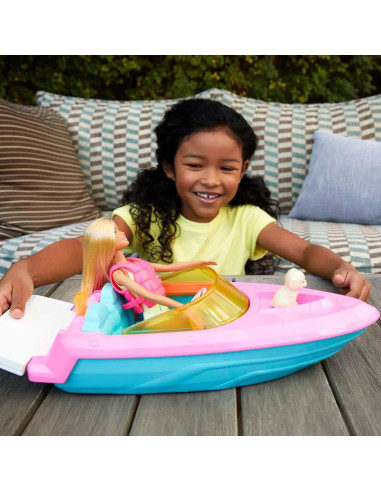 Barbie Boat and Doll Playset GRG30 Mattel