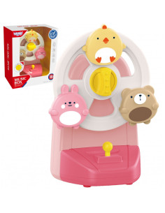WOOPIE BABY Muzikinė dėžutė Karuselė Gyvūnai Edukacinis muzikinis žaislas