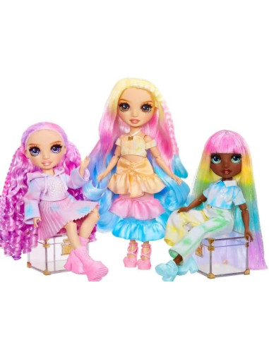 507581-EUC Rainbow High WaterColor & Create - Purple Eyes