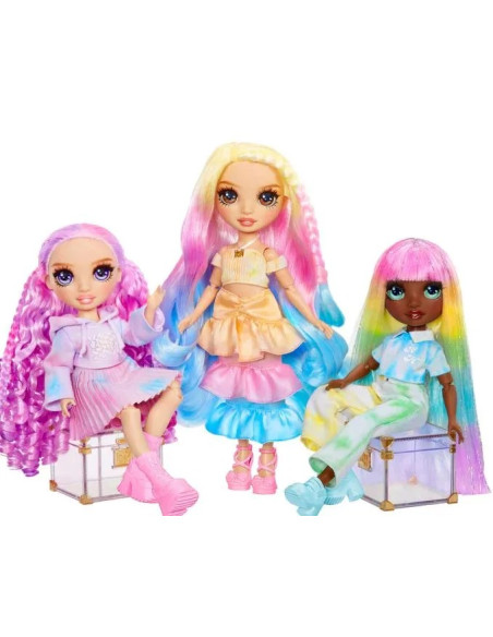 507581-EUC Rainbow High WaterColor & Create - Purple Eyes