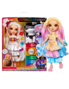 507598-EUC Rainbow High WaterColor & Create - Brown eyes