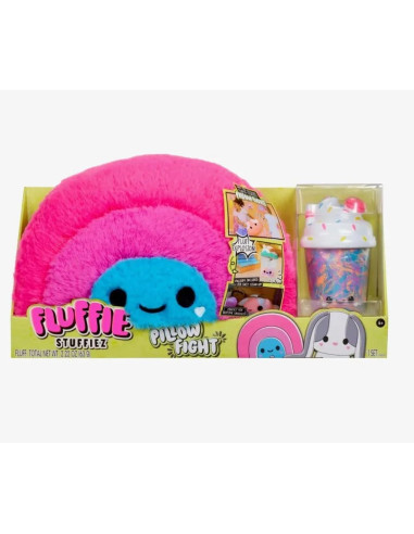 513056EUC Fluffie Stuffiez Pillow Fight- Rainbow