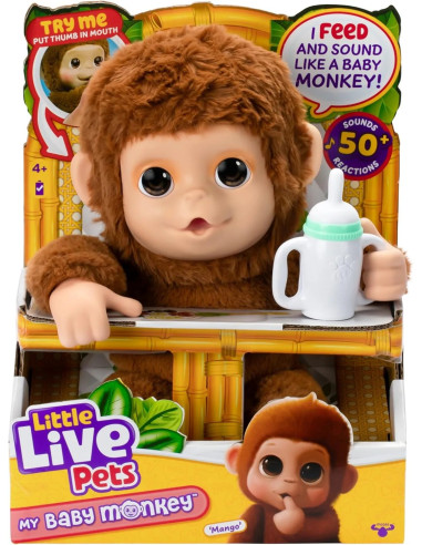 Little Live Pets My Baby Monkey Mango 26613