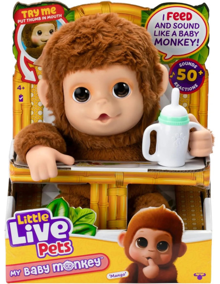 Little Live Pets My Baby Monkey Mango 26613