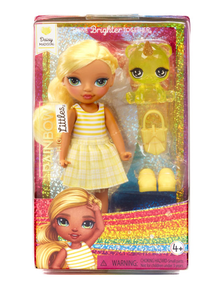 531227-EUC Rainbow High Littles Dolls- Daisy (Yellow)