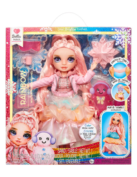120827-EUC Rainbow High Winter Wonderland Doll- Bella (Pink)