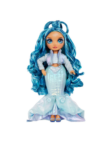120834-EUC Rainbow High Winter Wonderland Doll- Skyler (Blue)