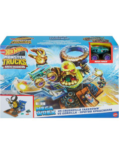 Hot Wheels Monster Trucks Wrex VS Crushzilla HPR47