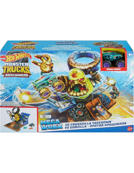 Hot Wheels Monster Trucks Wrex VS Crushzilla HPR47
