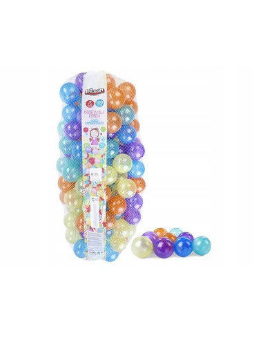 Pilsan Play Pool Balls 7 cm 100 Pcs in Net 06411