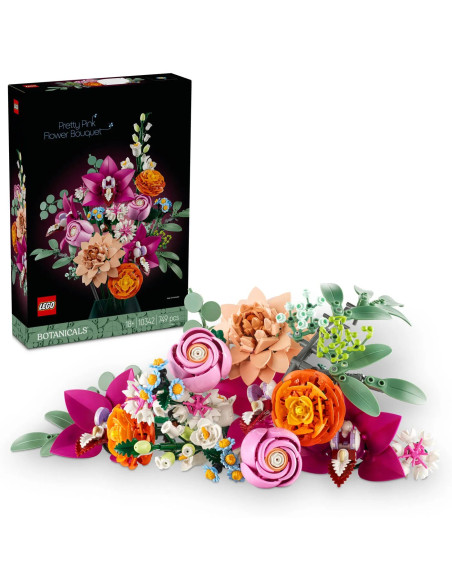 LEGO Botanicals Piękny Bukiet Różowych Kwiatów 10342