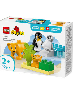 LEGO Duplo Town Rodziny Dzikich Zwierząt: Pingwiny I Lwy 10442 2