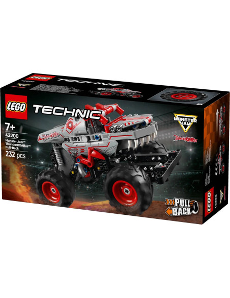 LEGO Technic Monster Jam Thunderroarus Z Napędem Typu Pull-Back 42200