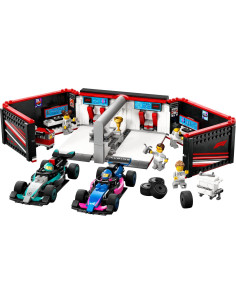 LEGO Classic F1 Garaż I Bolidy Mercedes-Amg I Alpine 60444 2