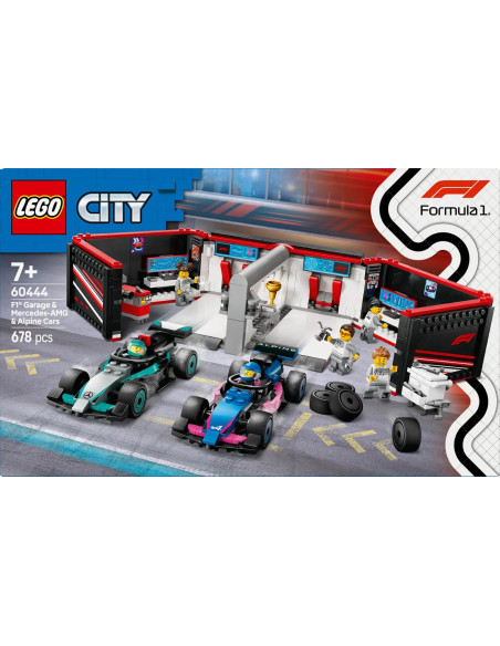 LEGO Classic F1 Garaż I Bolidy Mercedes-Amg I Alpine 60444