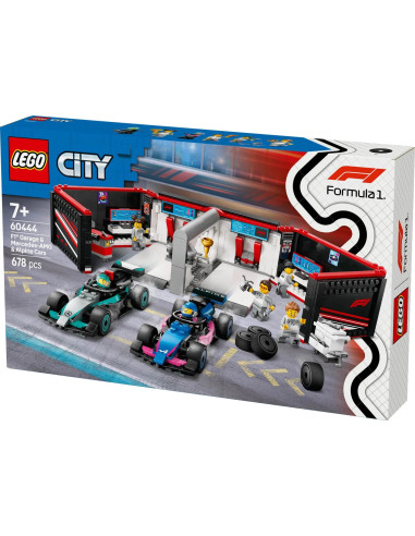 LEGO Classic F1 Garaż I Bolidy Mercedes-Amg I Alpine 60444