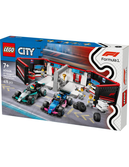 LEGO Classic F1 Garaż I Bolidy Mercedes-Amg I Alpine 60444