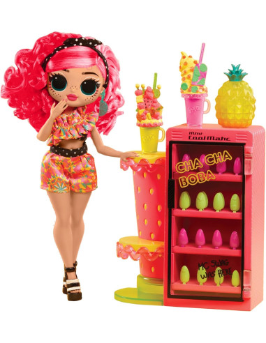 503842-EUC L.O.L. Surprise OMG Sweet Nails - Pinky Pops Fruit Shop