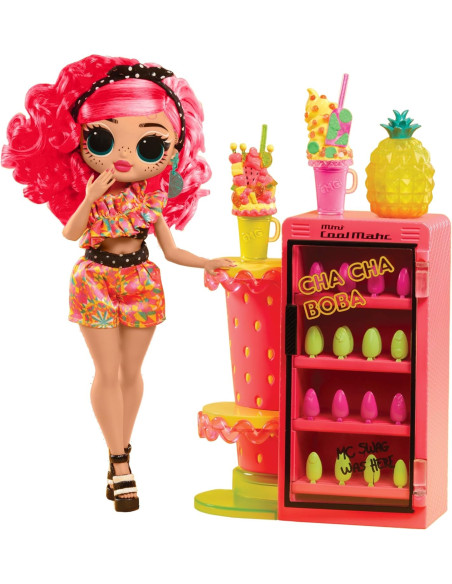 503842-EUC L.O.L. Surprise OMG Sweet Nails - Pinky Pops Fruit Shop