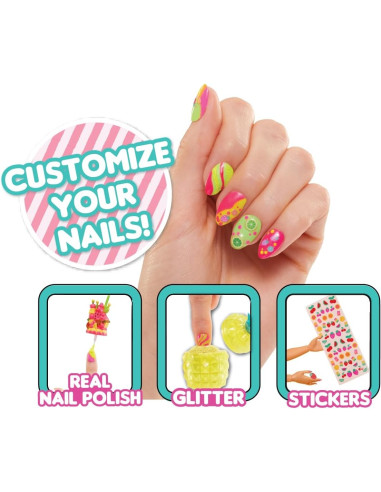 503842-EUC L.O.L. Surprise OMG Sweet Nails - Pinky Pops Fruit Shop