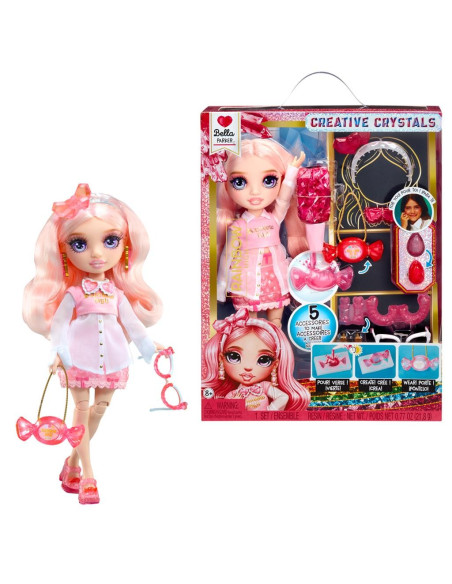121367-EUC Rainbow High Creative Crystals Fashion Doll- Bella