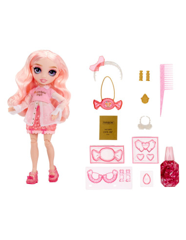121367-EUC Rainbow High Creative Crystals Fashion Doll- Bella