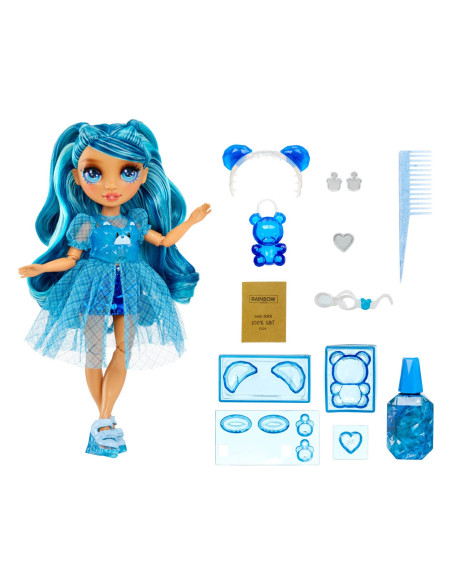 121374-EUC Rainbow High Creative Crystals Fashion Doll- Skyler