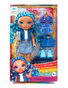 531197-EUC Rainbow High Littles Dolls- Sapphire (Blue)