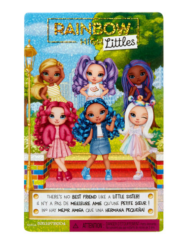 531197-EUC Rainbow High Littles Dolls- Sapphire (Blue)