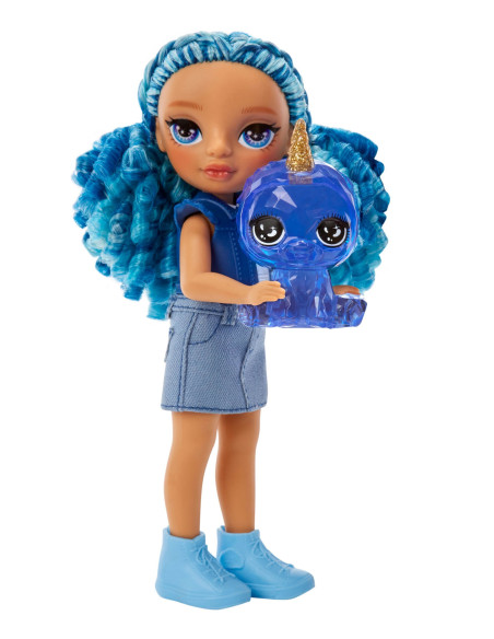531197-EUC Rainbow High Littles Dolls- Sapphire (Blue)
