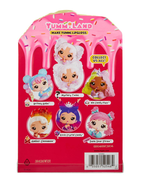 525462X1EUC Yummiland Lip Gloss Doll Series 2- Cotton Candy (Nia Candy Fluff) for Sidekick