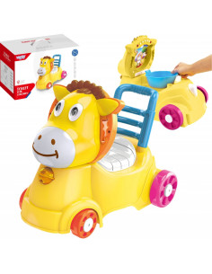 WOOPIE BABY Vaikščiojantis vežimėlis, važiuojantis ant puoduko 3-in-1 asilas 2