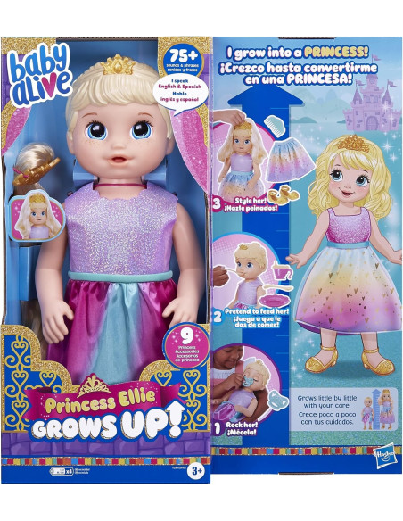 Baby Alive Princess Ellie Grows Up Blonde F5236