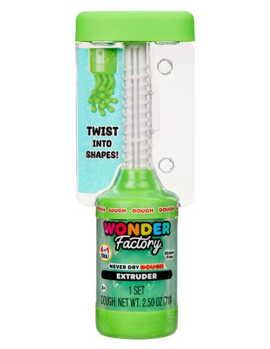 Wonder Factory Never Dry Dough Extruder – Green 532248