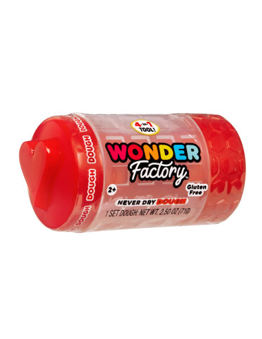 Wonder Factory Never Dry Dough Singles – Red 595069