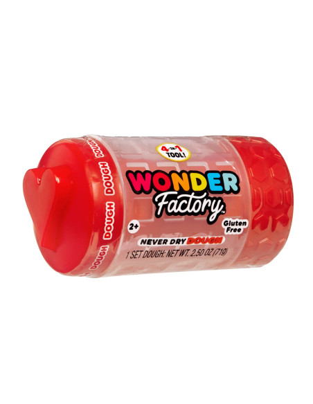 Wonder Factory Never Dry Dough Singles – Red 595069