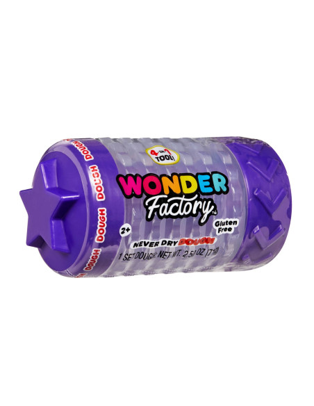 Wonder Factory Never Dry Dough Singles  - Purple 595038