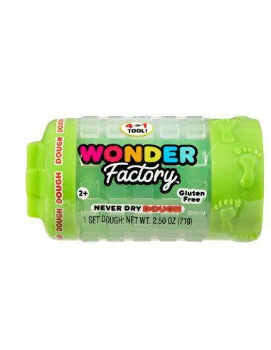 Wonder Factory Never Dry Dough Singles – Green 594987