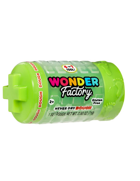 Wonder Factory Never Dry Dough Singles – Green 594987
