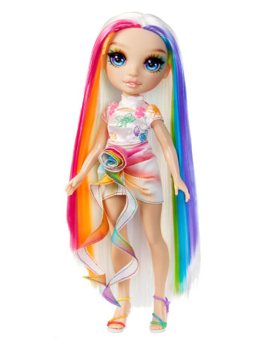 Rainbow High Hair Chalk & Style Doll- Amaya (Rainbow) 526780-EUC