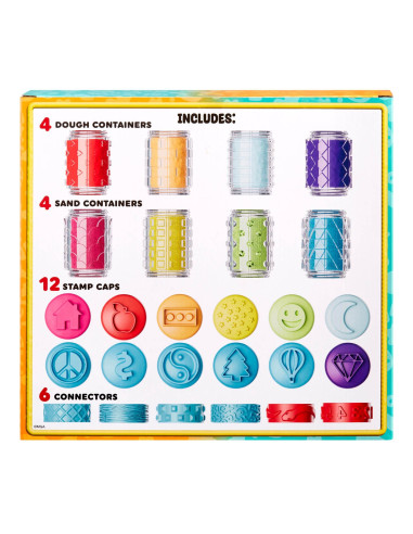 Wonder Factory Never Dry Dough & Sand Mega Box Set 595298-EUC