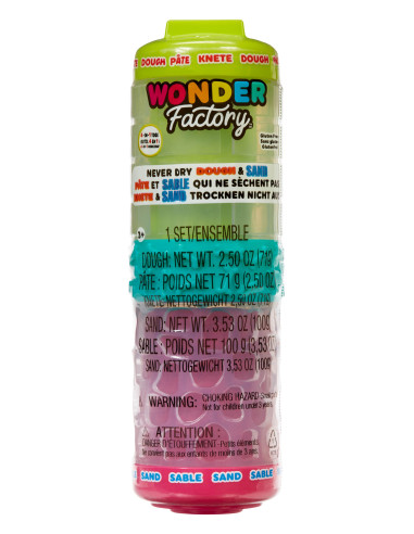 Wonder Factory Never Dry Dough & Sand Starter Set Asst in PDQ 595304-EUC