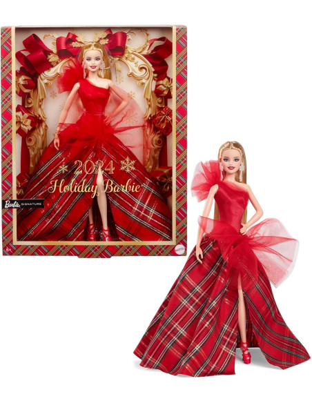 Barbie Blonde Merry Christmas Doll HRM61