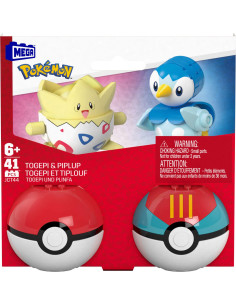 MEGA Pokemon Pokeball Togepi Piplup JCT44 2