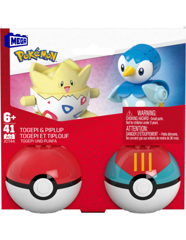 MEGA Pokemon Pokeball Togepi Piplup JCT44
