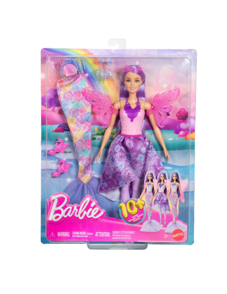 Barbie Doll Fairy and Mermaid Playset JCP74