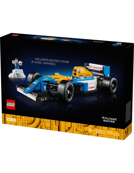 LEGO Icons Williams Racing Fw14B & Nigel Mansell 10353